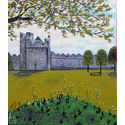 Swords castle;oils on canvas on panel;36×36 inches;for sale