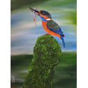 Kingfisher;16×20 inches;oil on canvas;€240